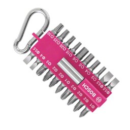 Bosch 21-delige roze bitset - 2607002821