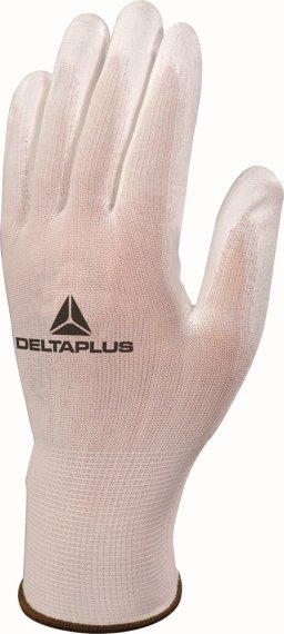 Delta Plus polyamide handschoen VE702 PU wit mt 9