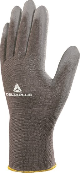 Delta Plus polyester handschoen VE702PG PU grijs mt 10