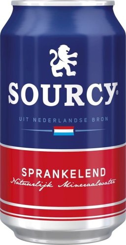 Frisdrank Sourcy rood blik (24x33cl)