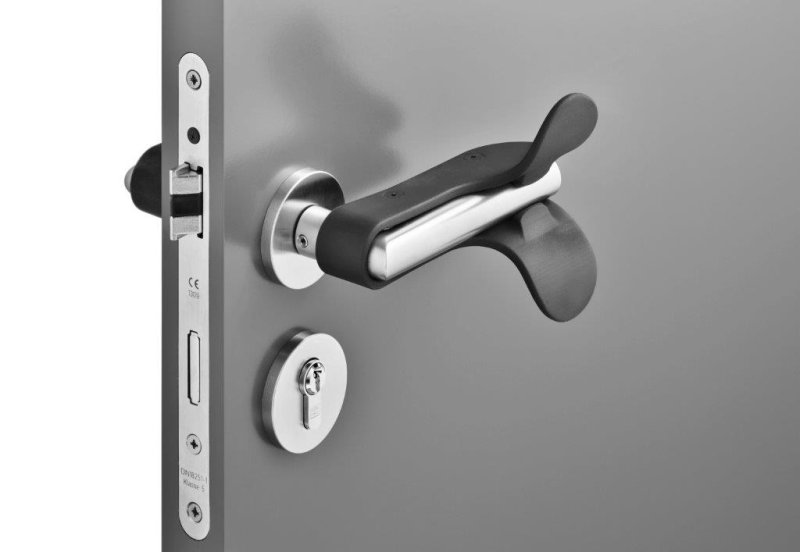 FSB Corona kunststof deurkruk beschermgreep voor onderarmbediening